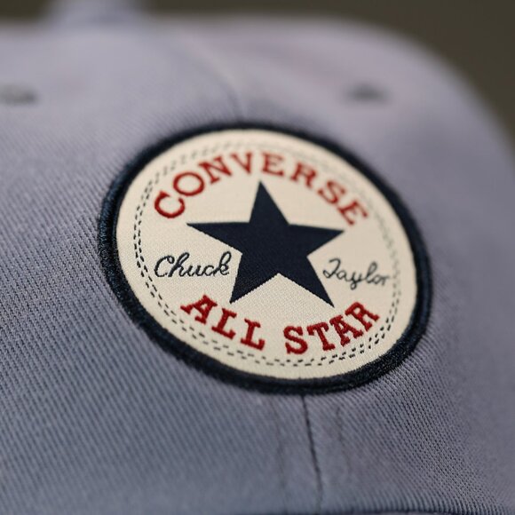 Converse All Star Chuck Taylor Patch Baseball Golf Cap Blue One Size OS New - Picture 5 of 8